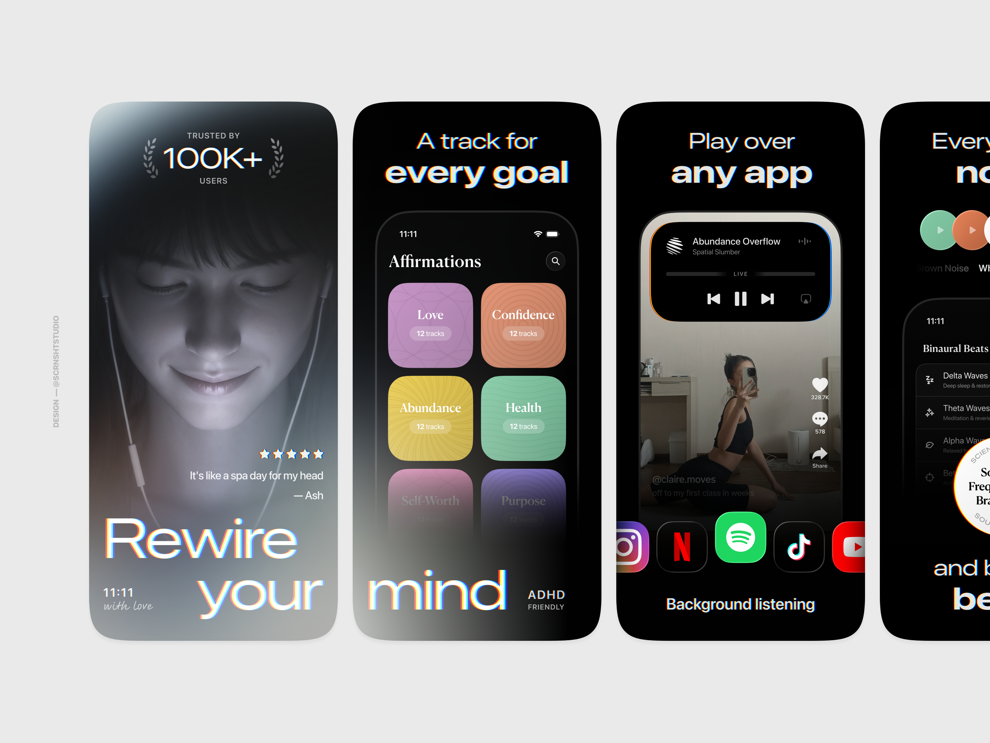 App Store Screenshots (App Store Preview)⎜CosmosTune app design app interface app screenshot design app screenshots app store app store preview app store screenshot app store screenshots app store visuals graphic design mobile app mobile app design mobile app ui mobile ui ui design ui ux design visual design