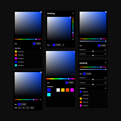 Color Picker / DailyUi - 060 app design ui ux