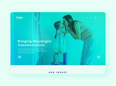 Cipla Website design cipla pharma uiux website design