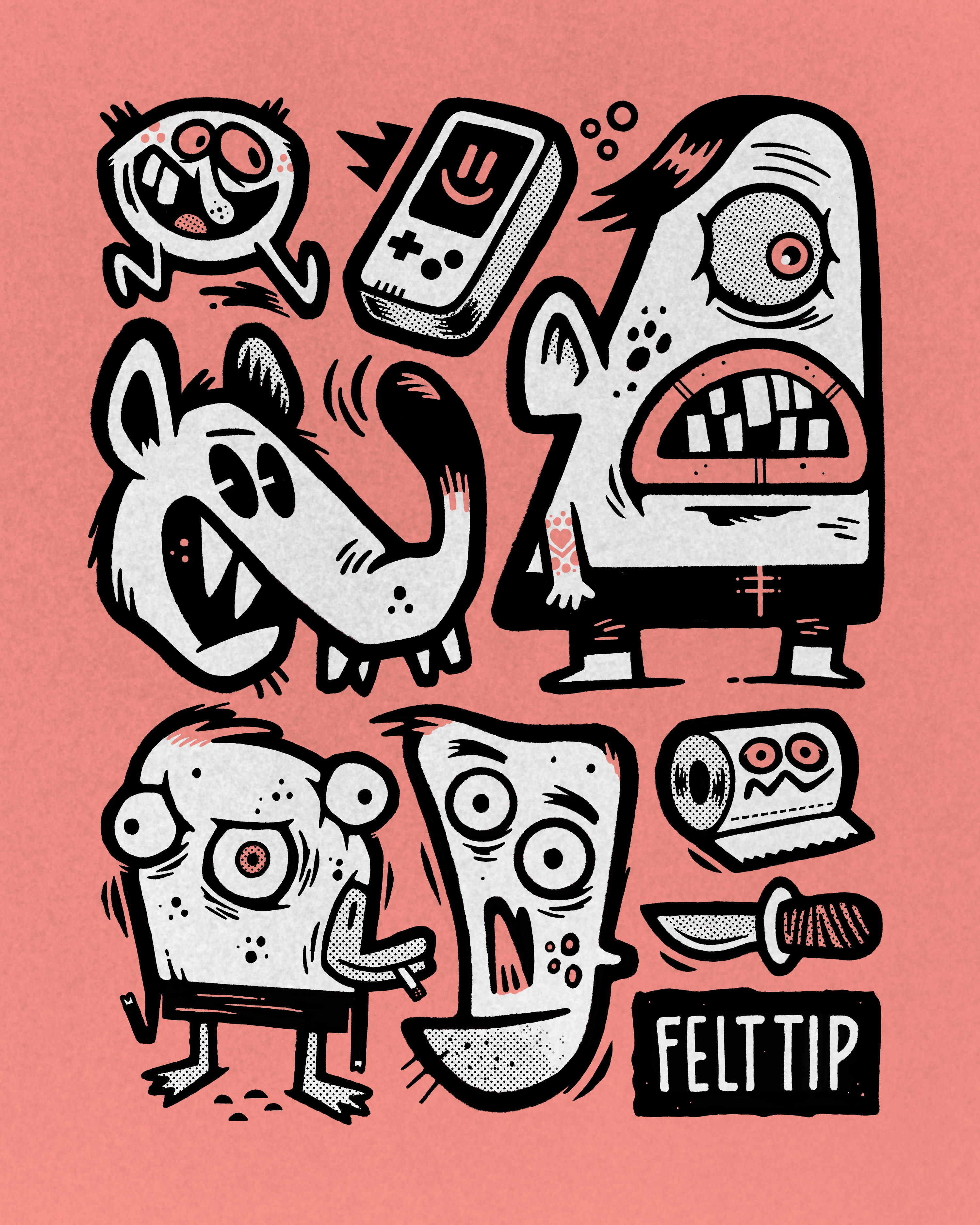Felt Tip 2.0 branding illustration