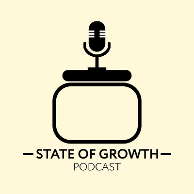 Logo "State Of Growth" Podcast adobeillustrator branding design designer graphic design illustration logo vector