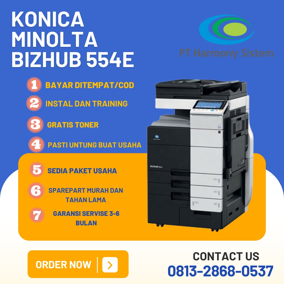 Importir Resmi Konica Minolta Bizhub 554e Kecamatan Serangbanten By ...