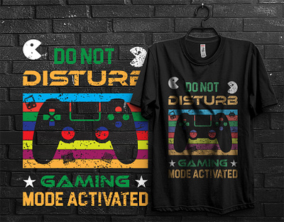 Gaming T-Shirt Design custom t shirt design design gaming t shirt design graphic design shirt t shirt typography typography t shirt design