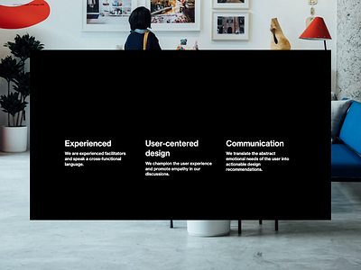 Experienced-UserCenteredDesign-Communication animation branding geometric industrial design midcentury modern