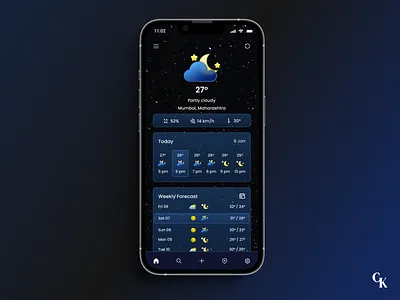 Daily UI 37- Weather branding climate daily ui dailyui dailyui day 37 day 37 dailyui design design inspiration forecast graphic design illustration logo mobile app ui mobile ui ui ux vector weather weather app