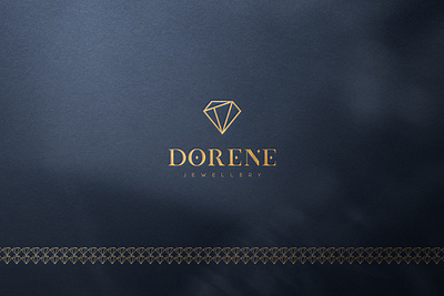 Dorene Jewellery ® brand brand identity branding business design diamond dorene fashion gold graphic design icon illustration jewellery jewelry logo logo design luxury typography vector