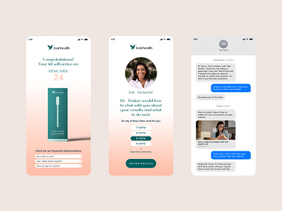 Teal Health App app brand identity branddesign branding c42d cancer cervical cancer design health healthcare identity logo ui womens health