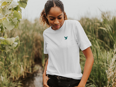 Teal Health Shirt brand identity branddesign branding c42d cancer cervical cancer design health healthcare hummingbird identity logo shirt women womens health