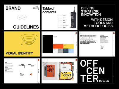 OffCenterDesign-BrandGuidelines animation branding geometric industrial design midcentury modern