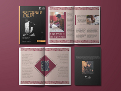 Magazine Design- Artisans India book magazine design magazine layout publication design