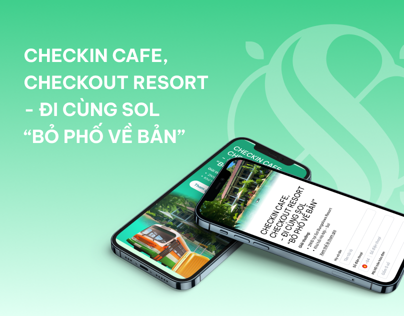 Campaign Landing Page - Sol Cafe & Coworking graphic design ui