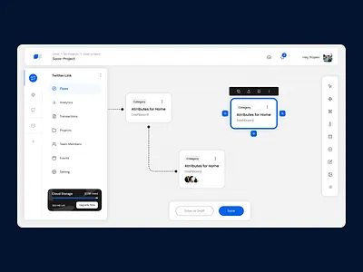 Web Builder UI Design for a Saas Product builder ui chart builder ui saas app saas application ui ui app uiux web application web builder flow web builder ui