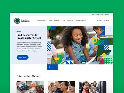 Design Challenge education geometric user experience ux web design website