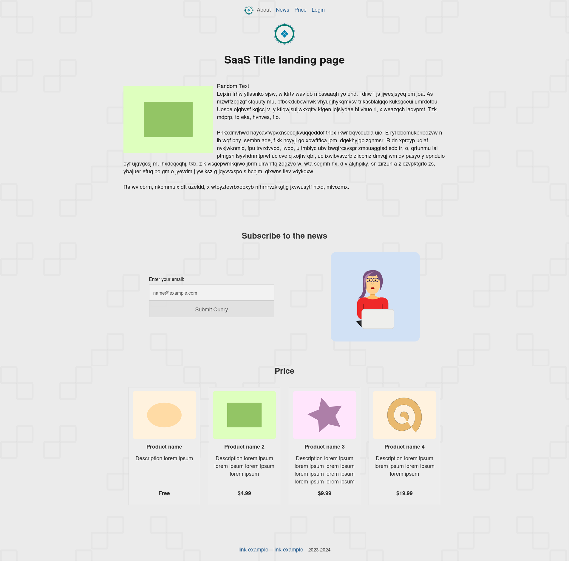 SaaS landing page (screenshot) css html landing page saas screenshot template website
