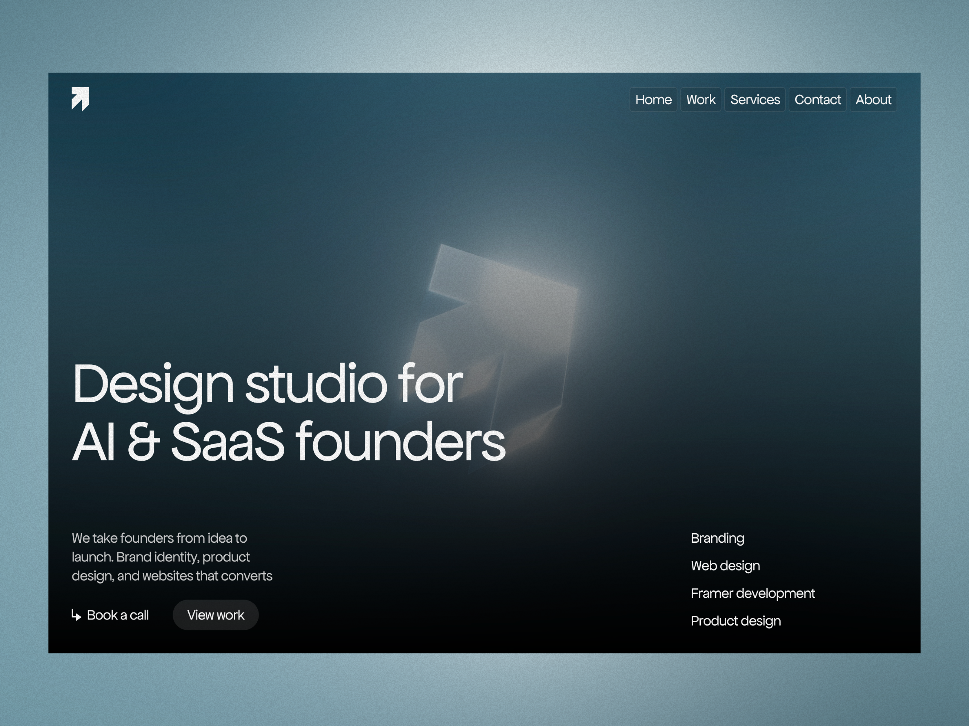 Smer studio — Design Studio Website / Design Agency Website 3d interaction agency website animation branding dark gradient dark mode gradient hero interaction landing page minimal website studio website ui web web design
