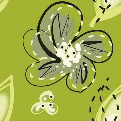 Цветочный узор ( бесшовный) graphic design бесшовный иллюстрация лист паттерн текстиль цветок