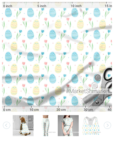 Festive pattern of Easter eggs and spring flowers for background backgrounds decor design easter easter eggs egg fabric festive pattern flower illustration marketshmarket pattern repeat spring spring flowers tulip vector