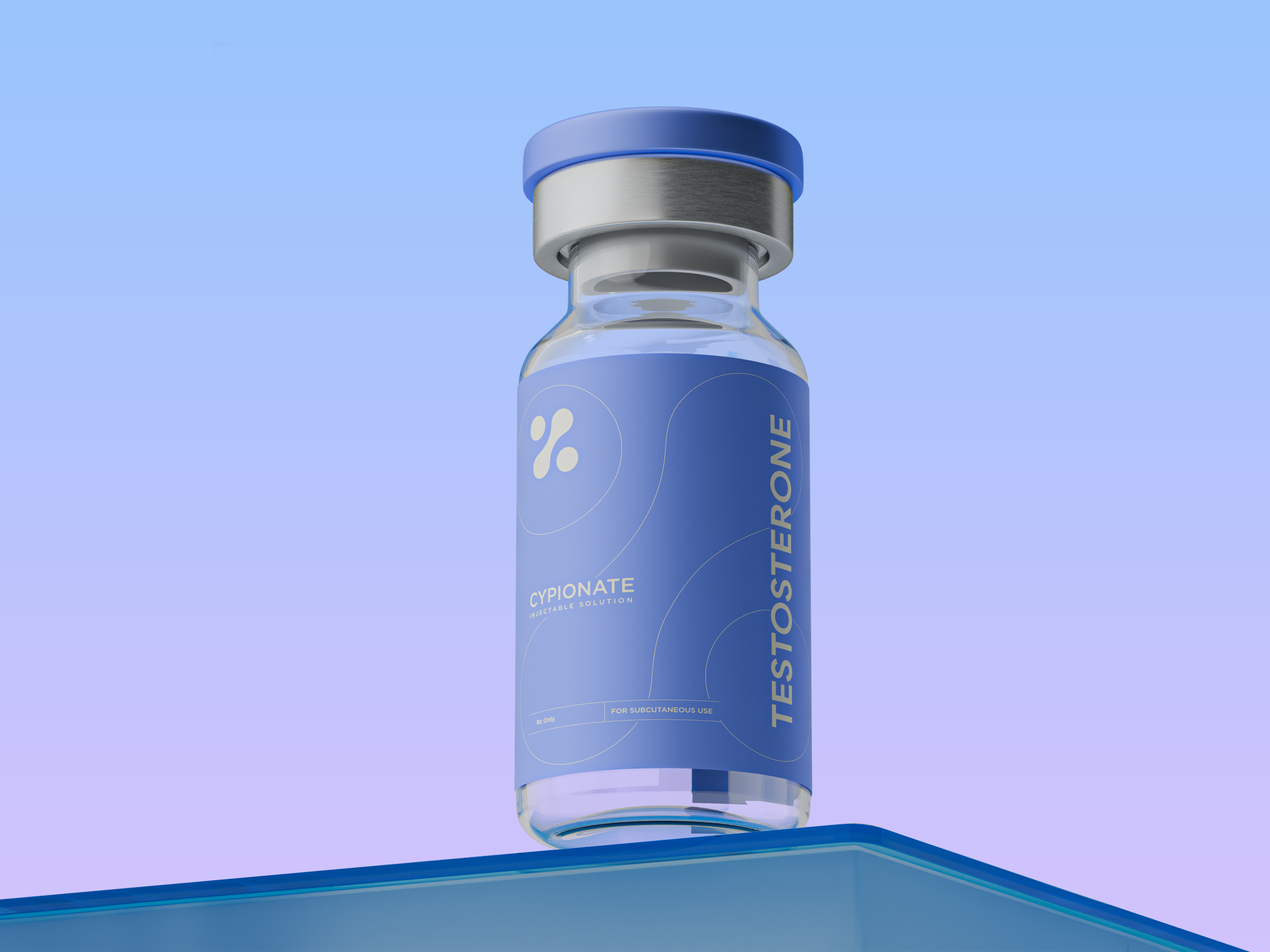 Vial Packaging | 3D Medical Bottle Visualization 3d 3d product mockup 3d visualization animation blender 3d bottle packaging branding cgi product glass vial mockup graphic design medical packaging medicine bottle motion graphics pharma label design pharmaceutical branding print designs product packaging realistic render testosterone vial