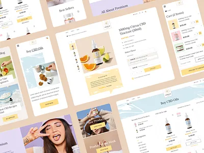 Premium Jane CBD brand branding cbd cosmetics design ecommerce graphic design health care online shopping product product page selling shop store ui user interface ux visual web