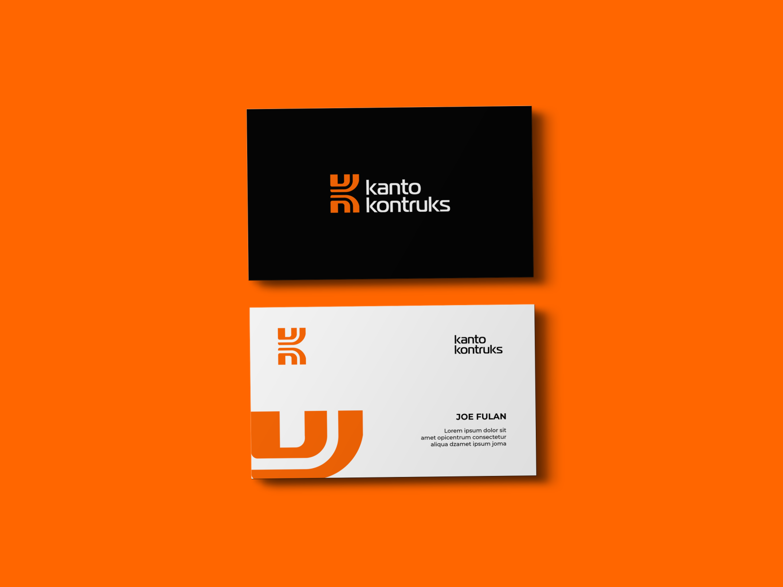 Kanto Kontruks Logo by flowdesign6 on Dribbble