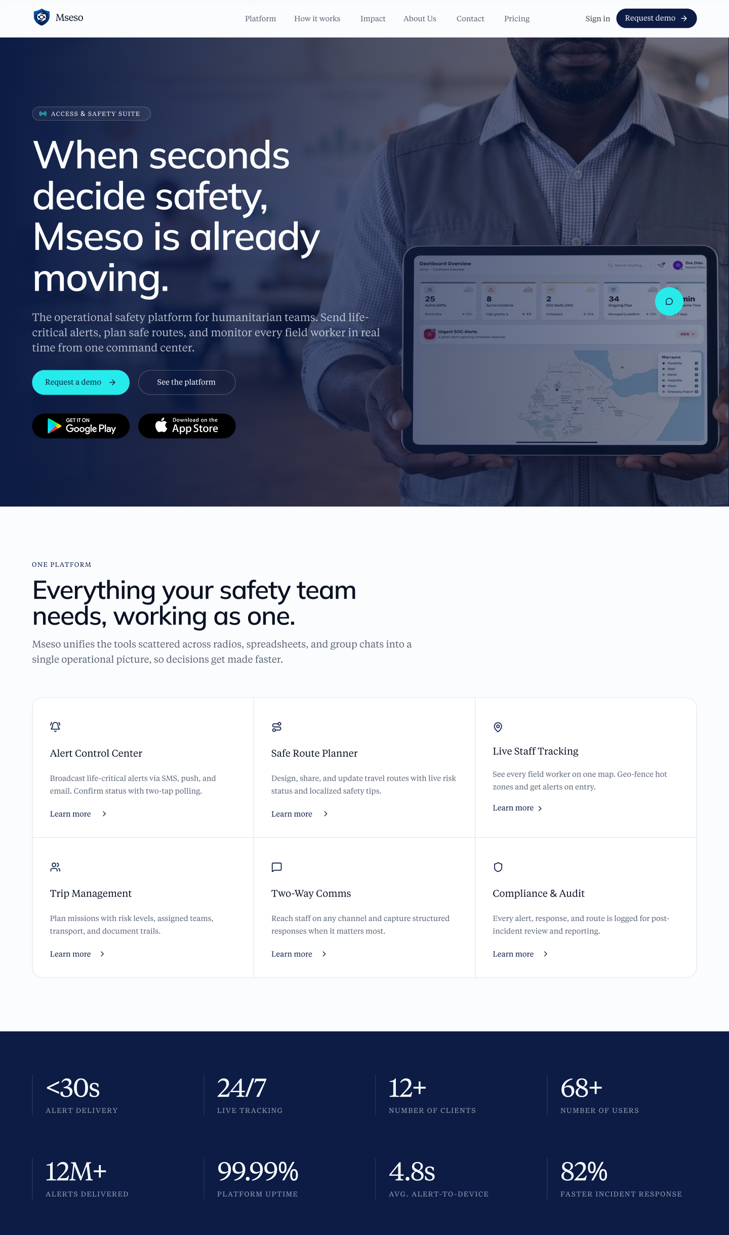 MSESO - Safer Communities, Smarter Response ui