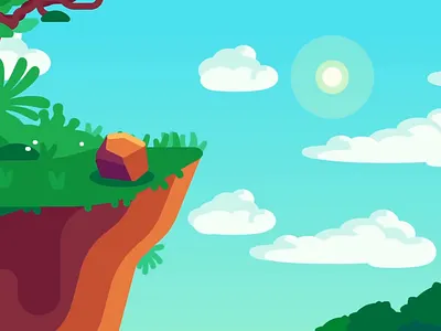 Kurzgesagt - Giant virus 4 2d after effects bird illustration kurzgesagt landscape motion design motion graphics photo rock