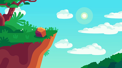 Kurzgesagt - Giant virus 4 2d after effects bird illustration kurzgesagt landscape motion design motion graphics photo rock