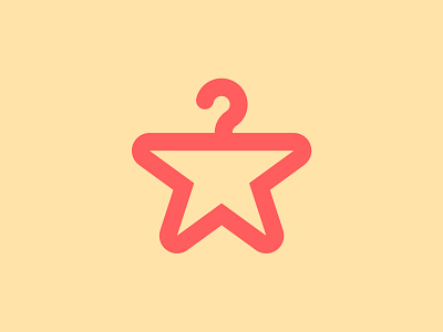 ⭐ Star outfits logo clothing cute hanger star