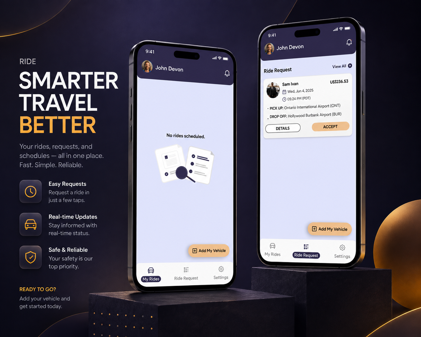 Luxury Chauffeur Booking Platform — UI/UX appdesign bookingapp chauffeurapp dashboarddesign luxurytransportation mobileapp productdesign travelapp uidesign uiux uxdesign