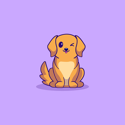 DOG ILLUSTRATION 🐶 3d animation available branding cute cutedog design dog dogillustration follow foryou games graphic design illustration logo motion graphics openforwork ui vector