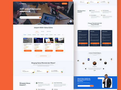 Online Course website app dailydesign design designweb e learning landingpage landingpageweb minimal minimalistweb onlinecourse onlinecourselandingpage onlinecourseweb ui uiconcept uiux ux webdesign weblayout websitedesign