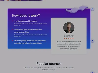 Educational Website Template blogg development front end development frontend website