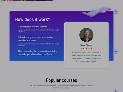 Educational Website Template blogg development front end development frontend website