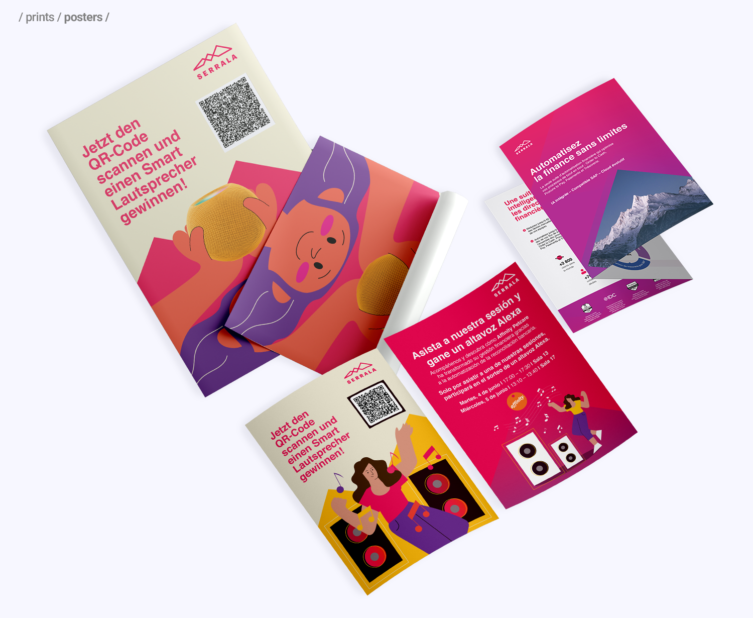 Serrala | B2B Brand Materials & Motion animation b2b design brand identity branding corporate branding email marketing design event branding fintech branding graphic design illustration logo motion design motion graphics print design social media design ui visual identity