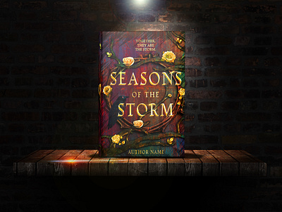 Seasons of the storm | Book cover design artist design designer graphic design illustration lettering