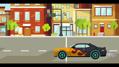 Mr, Bean - 2D Car Animation 2d 3d animation app branding car design figma graphic design illustration isometrix motion graphics mrbean prototype racing ui ux vector