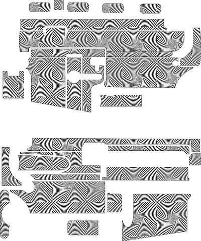 ar 15 gun engraving template