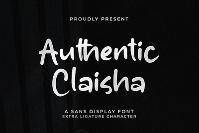 Authentic Claisha - Sans Display Font sans serif