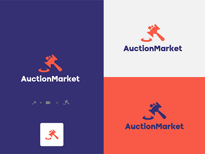 Striking Logo and Branding for Auction Market brand mark branding design graphic design logo logodesign logotype minimalist logo minimalistic