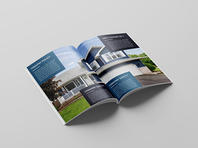 Real Estate Company Profile Design 3d animation branding brochure brochure design company company profile corporate flyer design graphic design illustration logo real estate template ui vector