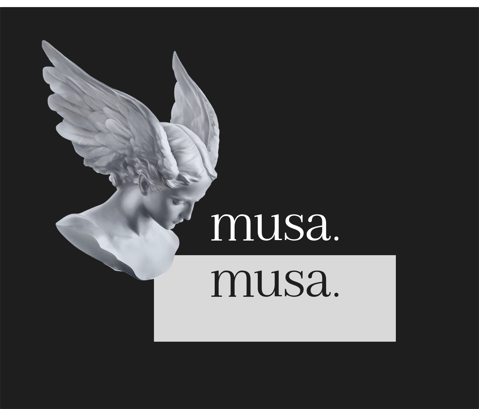Musa | French beauty salon design graphic design identic logo ui
