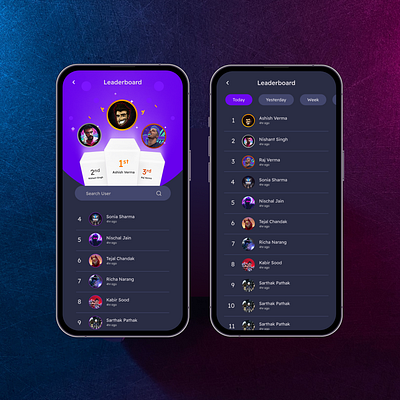 Leaderboard | Dailui019 dailyui dailyui019 leaderboard ui user experience user interface