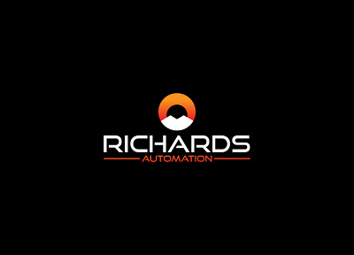 RICHARDS AUTOMATION LOGO brand logo branding branding design business logo corporate design creative design creative logo design designer designpark14 graphic designer logo logo design logo designer logo icon logos minimal minimalist logo new logo vector