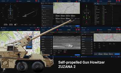 Self-propelled Gun Howitzer – ZUZANA 2 army barrel combat system defence howitzer zuzana2
