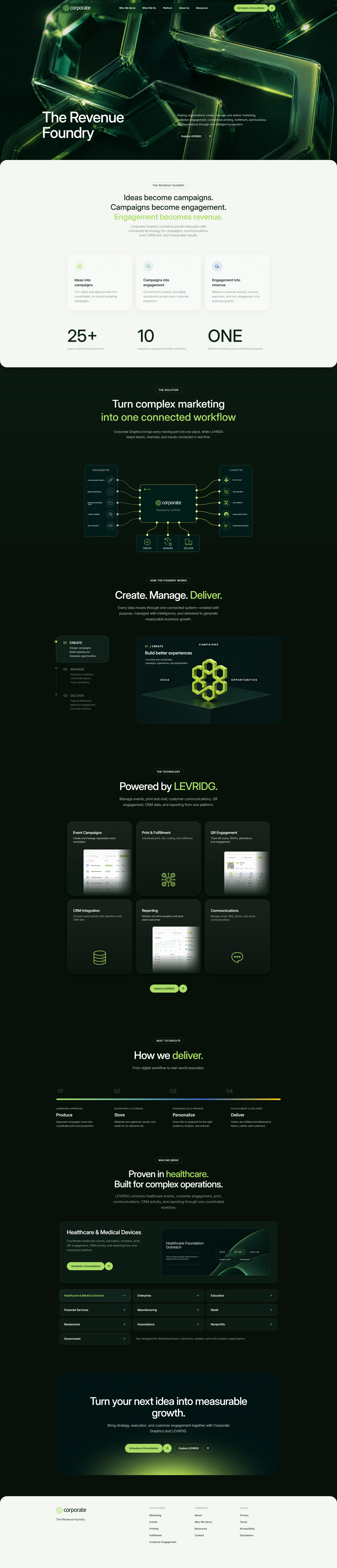 Corporate Website Homepage Design 3d business corporate graphic design homepage modern ui ui design ui ux web website website ui