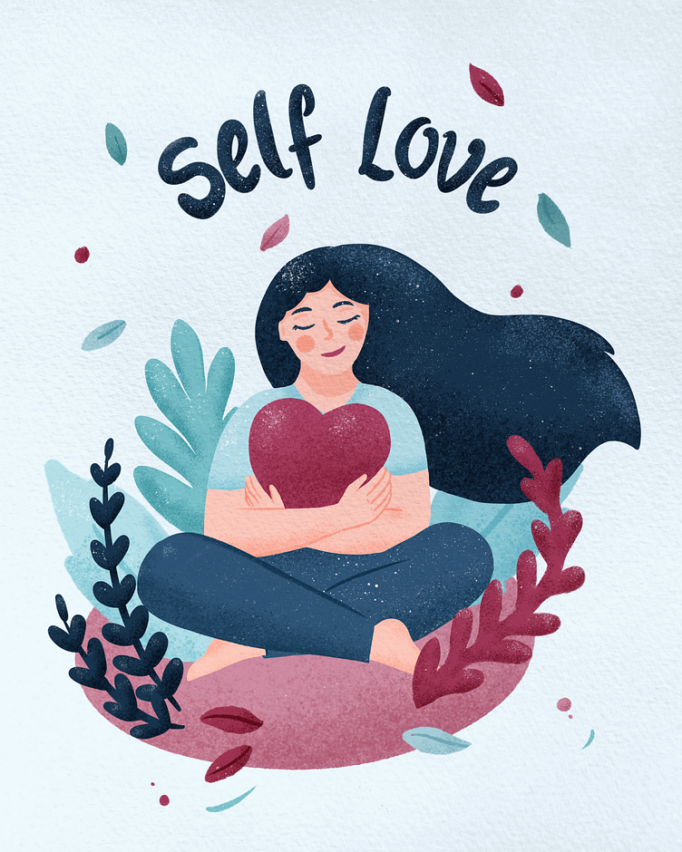 Self Love Illustration By Aurore Leprivey On Dribbble