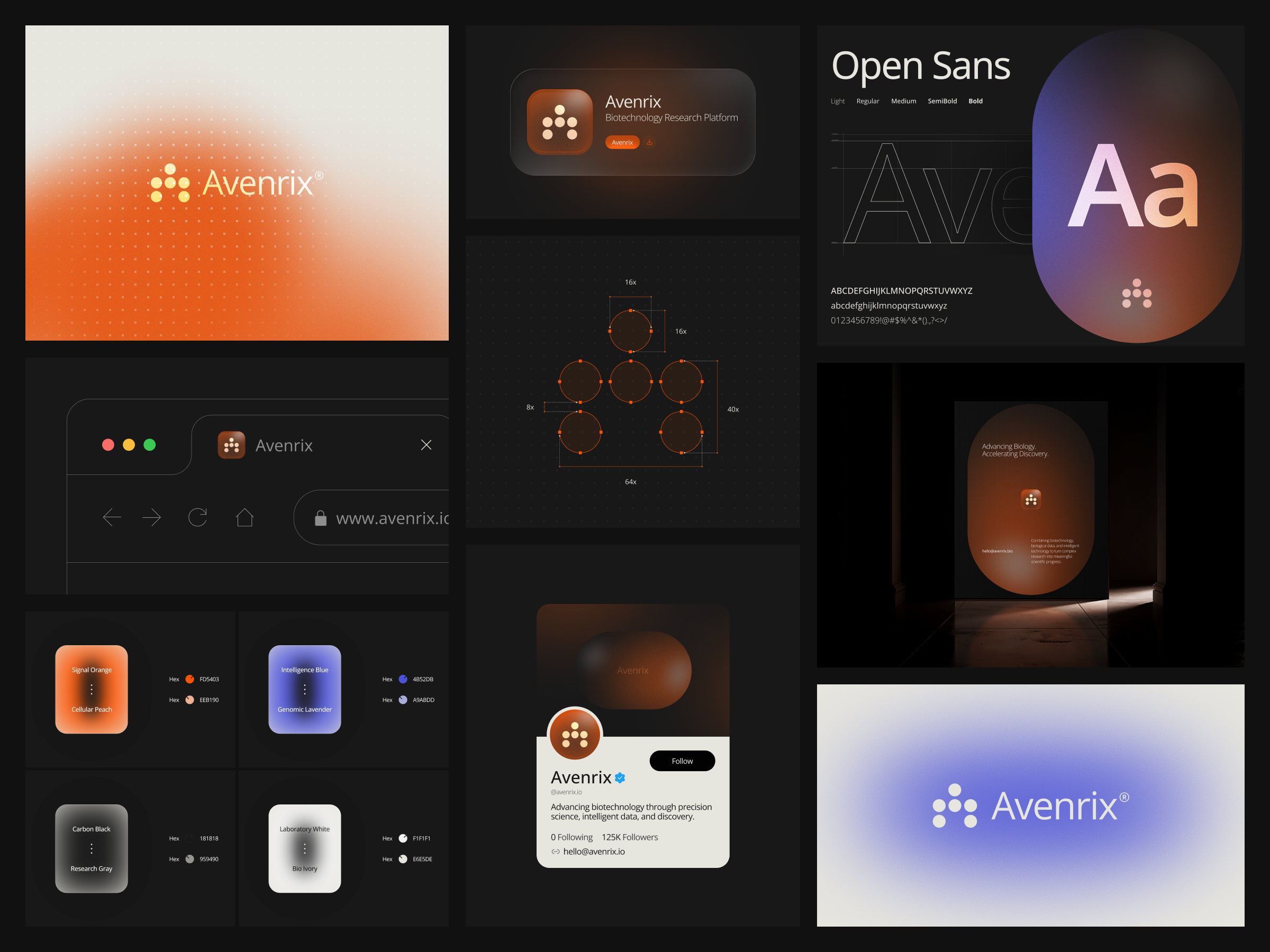 Avenrix® Biotechnology Logo & Brand Identity bayfi bioinformatics biotech branding biotechnology brand design brand guidelines brand identity branding brandstrategy color system healthtech identity design logo logo design logo grid scientific branding typography ui uxdesign visual identity