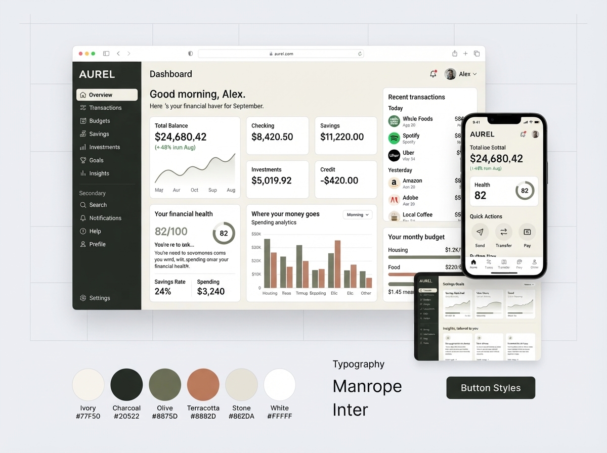 VELORA — Smarter Money, Clearer Life | FinTech App Concept aural banking app budget tracking case study clean design color palette dark mode data visualization figma design financial dashboard fintech investments minimalist design money management personal finance product design responsive design transaction history typography ui ux design