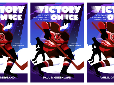 Victory on Ice art deco book book cover book illustration character cover design design digitalart drawing editorial flat graphic design hockey illustration poster design sports texture vector illustration wpa wpa style