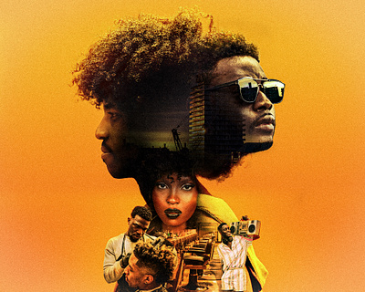 Afro afro graphic design hair photoshop poster